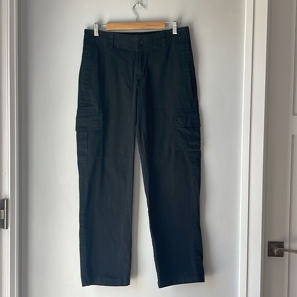 Dickies Regular Straight Black Cargo Pants 32 X 32 - Picture 1 of 9